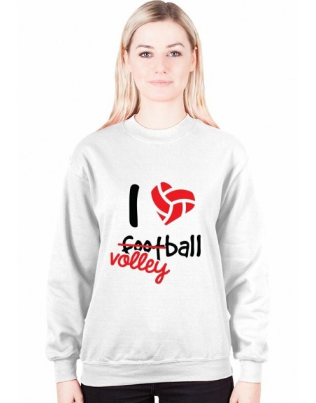 Bluza I ♥ ?foot? volleyball