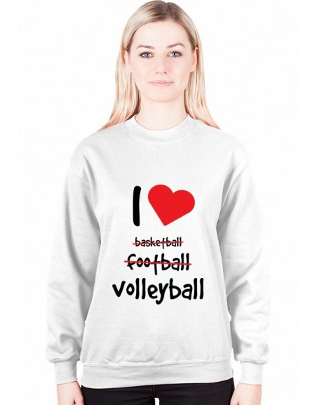 Bluza I ♥ volleyball